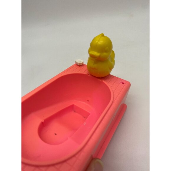 Vintage 1995 Mattel Barbie Bathtime Fun Kelly Pink Bathtub - Picture 6 of 8